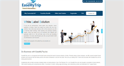 Desktop Screenshot of easemytrip.biz